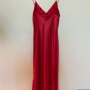 Red Slip Dress